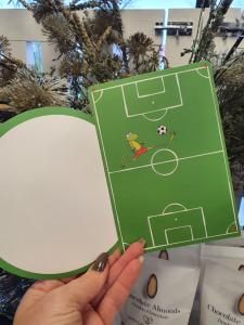 Grattis, Kort med fotboll, Pictura