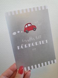 Grattis till körkortet, kort från Pictura