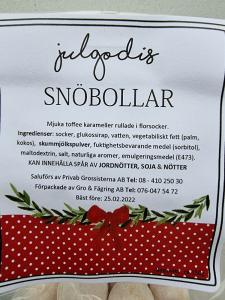 Snöbollar Julgodis - Gro & Fägring