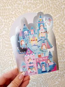 Dubbelt kort med ett slott fullt av prinsessor, Pictura