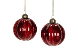 Julgranskulor Flow Röd (4-pack) - A lot