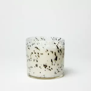 Doftljus Tokyo, Seasalt Cassis (Vit/Svart mönstrad) - Olsson & Jensen