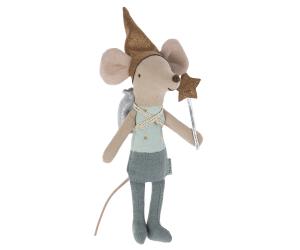 Tooth fairy mouse in matchbox - Blue - Maileg
