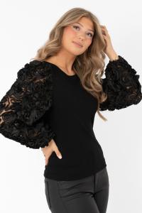 Top Amelie svart - Capri Collection
