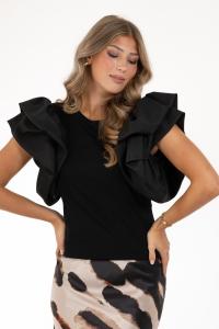 Top Nora Svart - Capri Collection