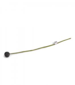 Natur svart blomma i tovad ull, liten (17520) - Én Gry & Sif