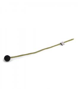 Svart blomma i tovad ull, liten (17420) - Én Gry & Sif