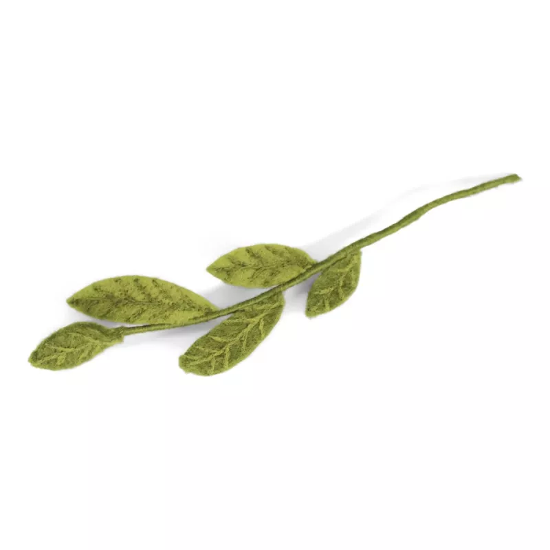 Tovad grön gren med gröna blad  (11823) - Én Gry & Sif