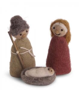 Tovat till julkrubban; Josef, Maria och Jesusbarnet (15029) - Én Gry & Sif