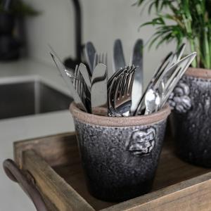 Träbricka Med Rostigt Handtag Troyes - Miljögården