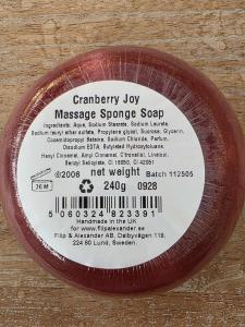 Massagetvål - Cranberry Joy