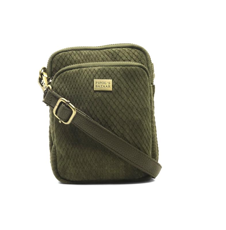 Triple Zip Bag Impress Army - Grön väska Pipol