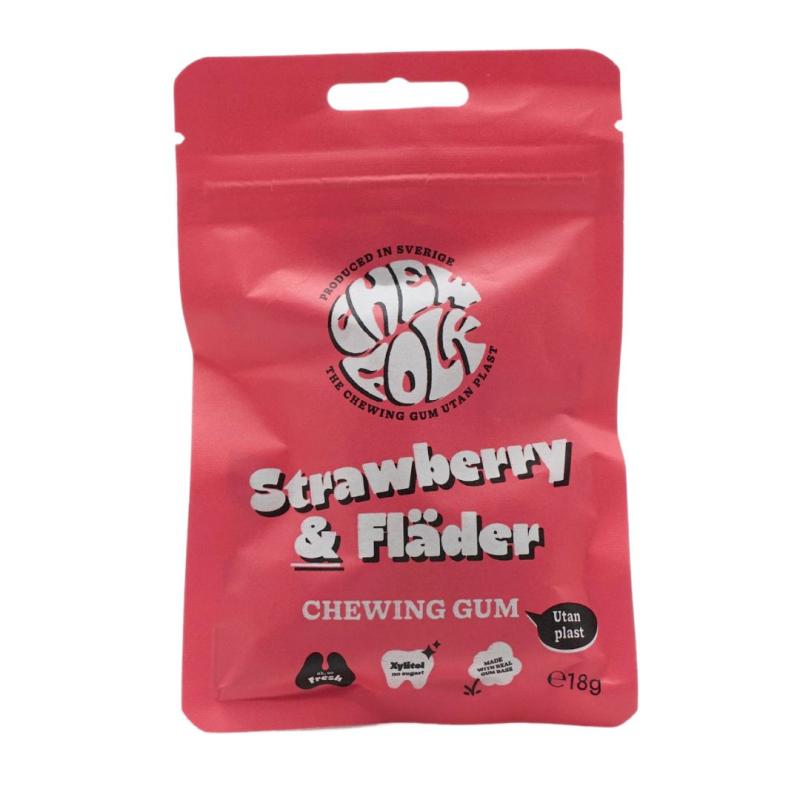 Tuggummi Jordgubb & Fläder - Chew Folk