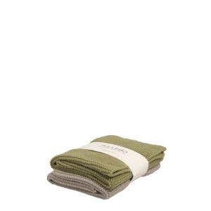 Tullebo, Grön/greige disktrasor 2p - Storefactory