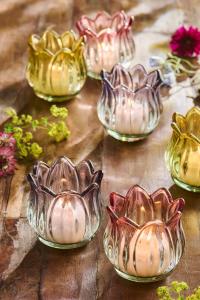 Tulpanljusstake för värmeljus - Ib Laursen