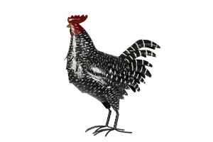 Tupp Metall svart/vit spräcklig  (40 cm) - A lot