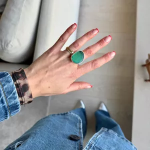 Ring Omikron, Turkose Silver – 7EAST