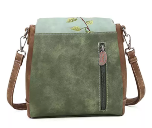 Axelväska Rödhake, Mörkgrön / Brun / Ljusgrön - HI-DI-HI