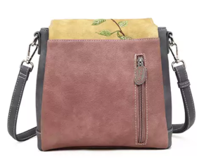 Axelväska Rödhake, Lila / Mörkgrå / Gul - HI-DI-HI