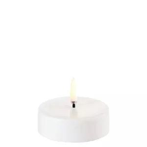 UYUNI Värmeljus LED Större - Vitt vaxat - (fungerar med fjärrkontroll)