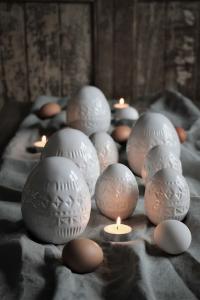 Maja - Bohemian decor egg (9x11 cm)