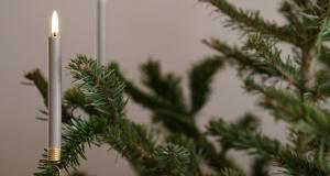 UYUNI Julgransljus Sand 1,3x13,8cm LED 2-pack