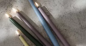 UYUNI Kronljus Sand 23cm, LED 2-pack