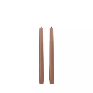 UYUNI Kronljus Karamell 28cm, LED 2-pack