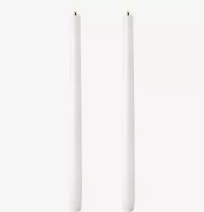 UYUNI Kronljus Vit 38cm, LED 2-pack