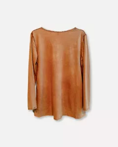 T-shirt Lång ärm, Tobak, Laila - Reunion