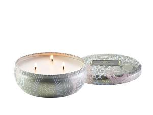 Tahitian Coconut Vanilla, 3-Wick Tin Candle - Voluspa Doftljus