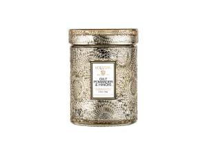 Voluspa Doftljus, Gilt pomander & Hanoki, Glasburk med lock