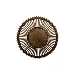 Vägglampa Clava Up - Wood Dark Oak Medium Ø 35 x 16,4 cm - Umage
