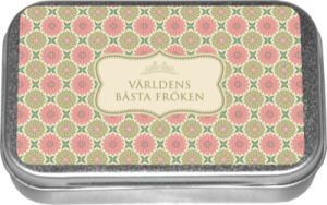 Pastiller i burk "Världens bästa fröken" - Sköna Ting
