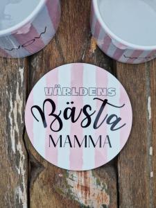 Glasunderlägg Randig, Världens Bästa Mamma - Gamla Stans Kreativa