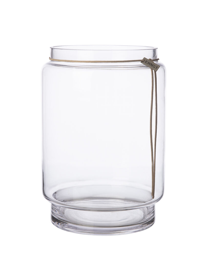 Vas Rak Avsmalnande Klarglas H28cm - Ernst