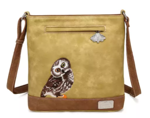 Axelremsväska Uggla, Gul / Cognac - HI-DI-HI