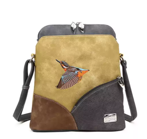 Väska Kungsfiskare, Senapsgul / Grå / Brun - HI-DI-HI