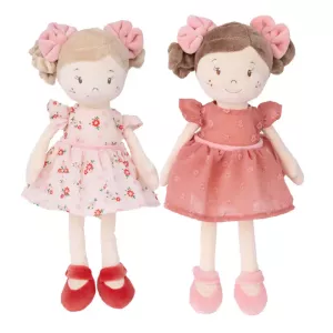 Docka i tyg Vendela (blommig)  Eller Clara (rosa) 30 cm - Bukowski