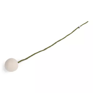 Vit blomma i tovad ull, X-large (12312) - Én Gry & Sif