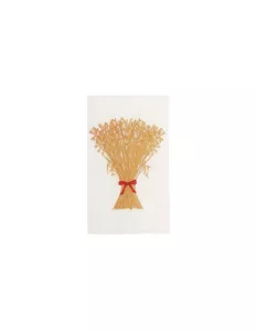 Vit servett med kärve - Storefactory