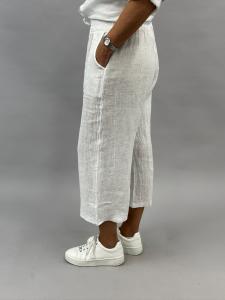 Linnebyxa Culotte Vit, Vivi - Mix by Heart