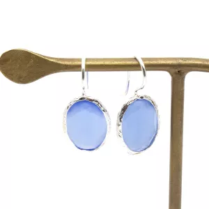 Örhänge Jeansblå, Thea Silver – 7EAST