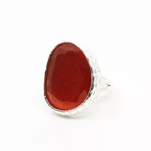 Ring Omikron, Orange Silver – 7EAST