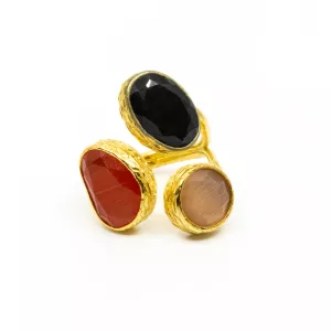 Ring Tripple Tau, Multi Guld – 7EAST