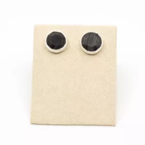 Örhänge Tau, Svart Silver – 7EAST