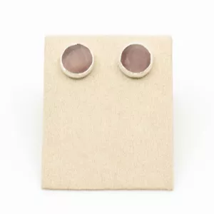 Örhänge Tau, Rosa Silver – 7EAST