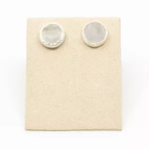 Örhänge Tau, Vit Silver – 7EAST