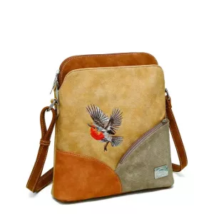 Whistle Axelväska orange-beige-brun - HI-DI-HI