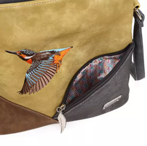 Väska Kungsfiskare, Senapsgul / Grå / Brun - HI-DI-HI